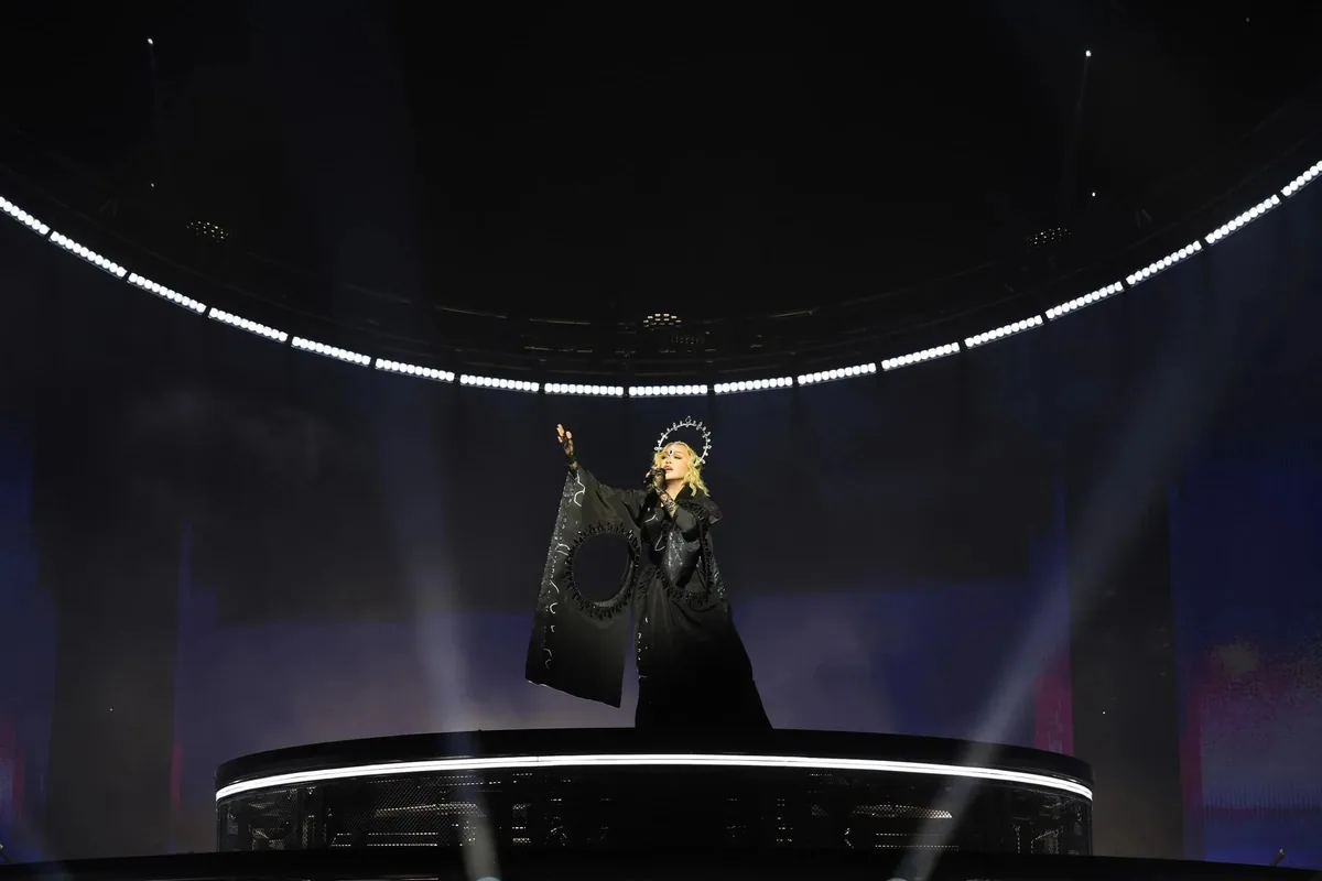 Madonna, stage design by Meg Sinclair